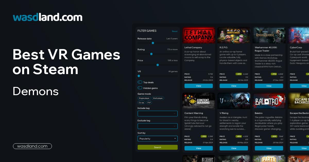 Best Demons VR Games on Steam · October 2026