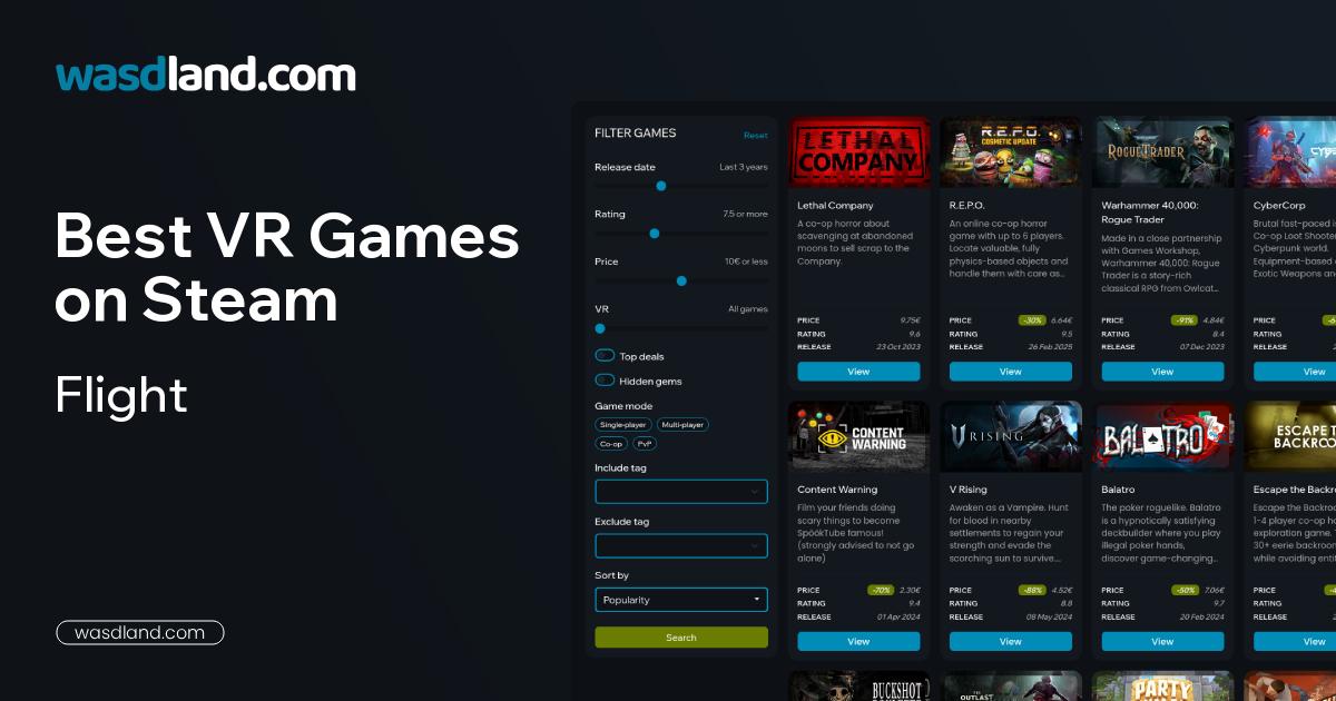 Best Flight VR Games on Steam · October 2026