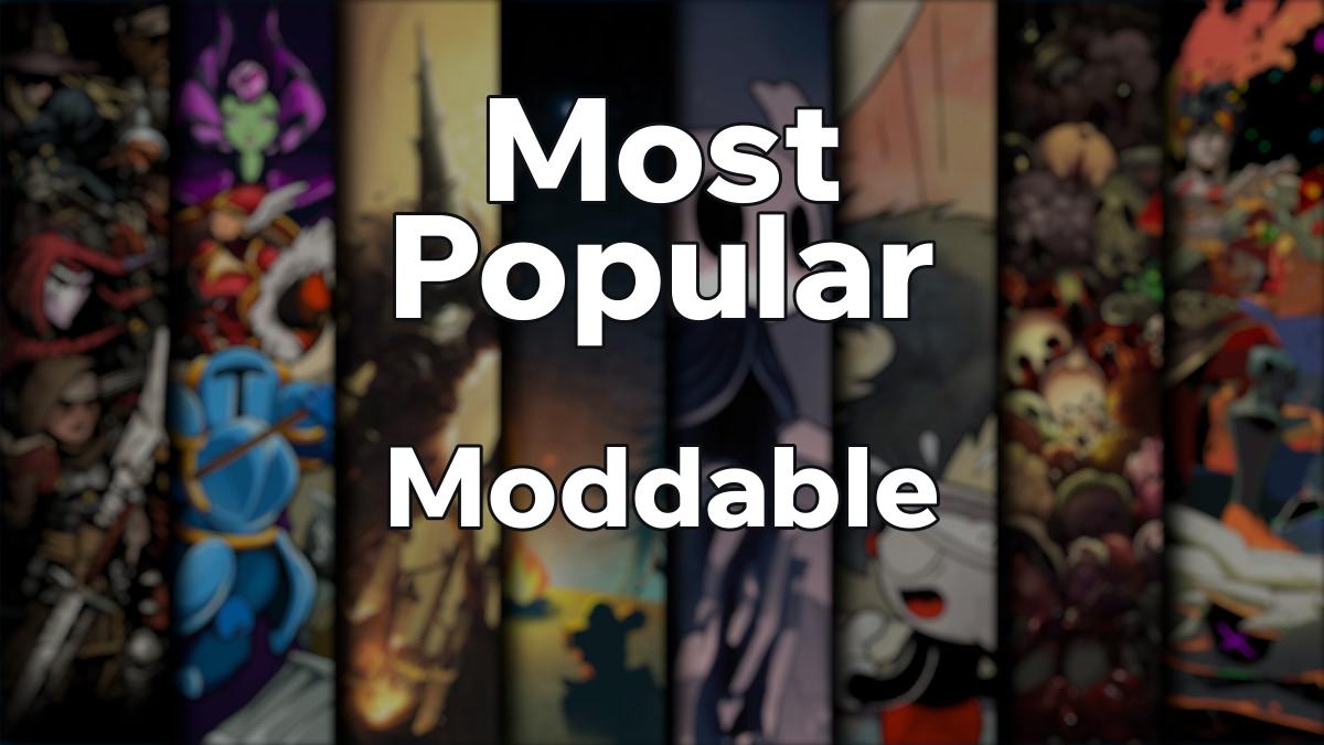 Most Popular Moddable Games on Steam · April 2026 · wasdland.com