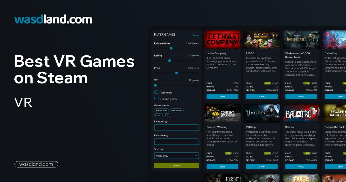 Best VR VR Games on Steam · October 2026